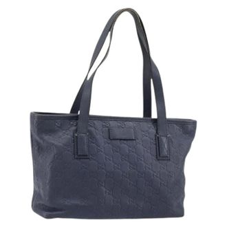 Gucci Pre-owned Tote Bags, female, Blue, Size: ONE SIZE Pre-owned Vintage Tote Bag