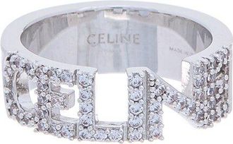 Celine Celine Monochroms Strass Ring