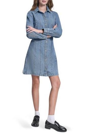 DKNY Seamed A-Line Dress in Harmony at Nordstrom Rack, Size X-Small