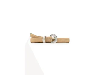 Madewell Lucie Belt- Suede Womens Belts Walnut Shell : 2XL
