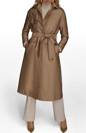 DKNY Safari Rain Coat in Khaki at Nordstrom, Size X-Small