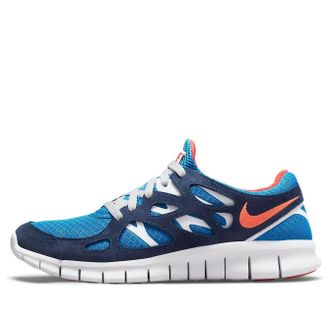 Nike Free Run 2 Light Photo Blue Orange 537732-403