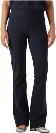 JapanTKY Zaya Flared Broeken - Dames - Straight fit broeken - Blauw - 2XL - Broeken