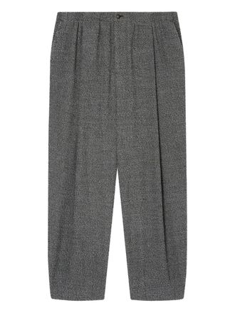 Giorgio Armani pleated tailored trousers - men - Cotton - 46 - Grey