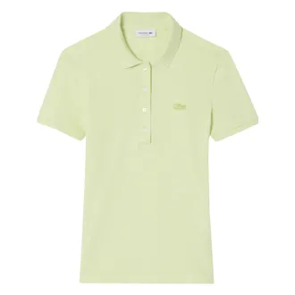 Lacoste Polo Shirts, female, Green, Size: 2XS L.12.D Slim Fit Stretch Mini Piqu&eacute; Polo