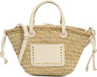 Collection XIIX Small Straw Tote in Natural White at Nordstrom Rack
