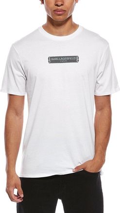 Karl Lagerfeld Karl Lagerfeld Rubberized Chest Kl T-Shirt