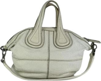 Givenchy Pre-owned Leren Handtas - Dames - Vintage Handtas - Wit - ONE Size - Leer - Vintage