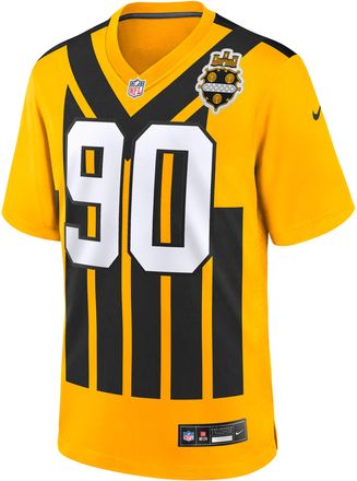 Nike T.J. Watt Pittsburgh Steelers Nike Mens NFL Game Jersey in Yellow | 67NM0F5S7LF-KZA
