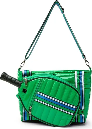 Think Royln Ace of the Court Pickleball Bag in Club Green Patent at Nordstrom