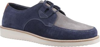 Hush Puppies Orion Suede Heren Navy/Grey Veterschoenen