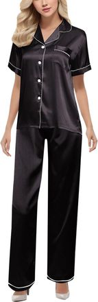 Generic Nighties for Women Bathrobes Lightweight Dressing Gown Chemise Bridesmaid Pyjamas Ladies Pajamas Cotton Nightie Silk/satin Short Pjs Sets Womens Night