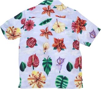 The Hundreds Blooming Geweven Shirt met Korte Mouwen - Heren - Korte mouwen Overhemden - Veelkleurig - S - Rayon - Overhemden