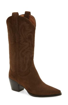Jeffrey Campbell Dagget Western Boot in Brown Suede at Nordstrom, Size 7.5