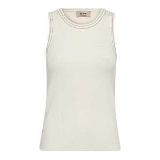 Mos Mosh Sleeveless Tops - Tops - Mujer - Beige - S