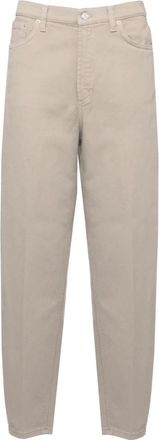 Dondup Broek - Dames - Jeans - Beige - Maat: W28 Katoen