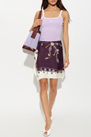 Versace Strap Top, Womens, Purple