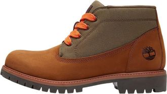 Timberland Premium Mid Lace Chukka Boot Medium Brown Nubuck TB0A431HEM5