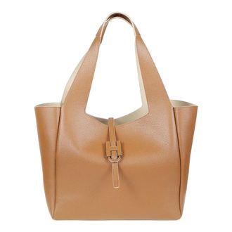 Hogan Dames, Tassen, Beige, Maat: ONE Size Leer