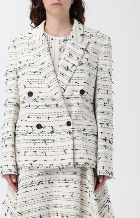 HUGO BOSS Blazer a doppiopetto in misto cotone
