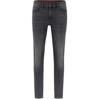 HUGO BOSS Hugo Mens Five Pocket Straight Leg Jeans in Charcoal - Size 31W/34L