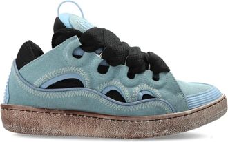 Lanvin Curb Sneakers - Dames - Sneakers - Blauw - 35 EU - Leer - Schoenen