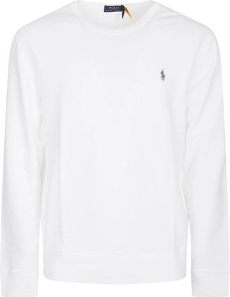 Polo Ralph Lauren Terry Sweatshirt - Heren - Sweatshirts - Wit - XL - Katoen - Hoodies & sweatvesten
