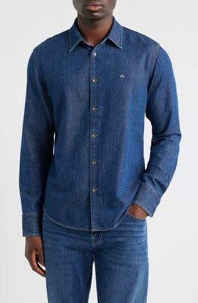 Rag & Bone Tomlin Denim Button-Up Shirt in Kennmore at Nordstrom, Size Xx-Large