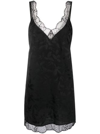 Zadig&Voltaire Renelle jacquard minidress - Black