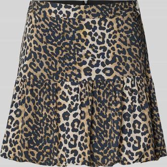 Only Mini-Rock aus reiner Viskose Modell NOVA LIFE in Sand, Gr&ouml;&szlig;e S