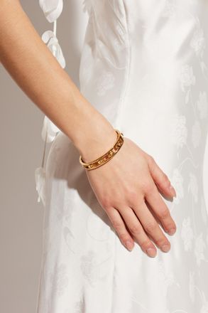 Coach Bracelet With Logo, Womens, Gold