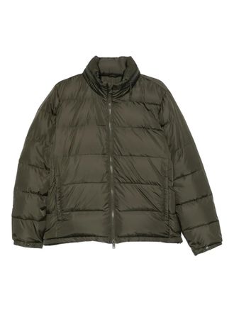 Aspesi zip puffer jacket - men - Polyamide/Polyamide/Down/Feather - L - Green