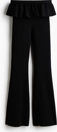 H&M Hose mit Volants - Schwarz