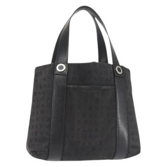Bulgari Pre-owned Canvas Handtas - Dames - Pre-owned - Zwart - Maat: ONE Size