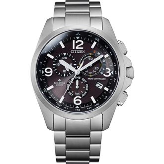 Citizen Promaster Sky Mens Silver Watch CB5920-86E Stainless Steel (archived) - One Size