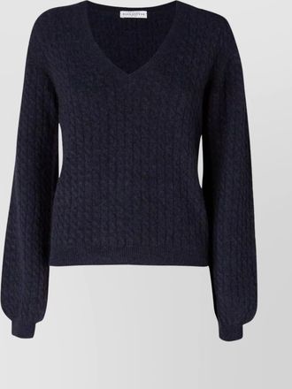 Ballantyne v-neckline knitwear long sleeves