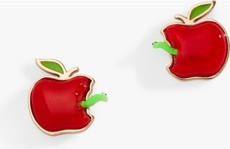 Alex and Ani Apple Stud Earrings in Gold at Nordstrom
