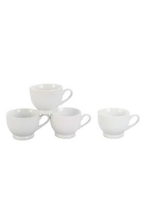 BIA Cordon Bleu Set of 4 Footed Cappuccino Cups in White at Nordstrom Rack