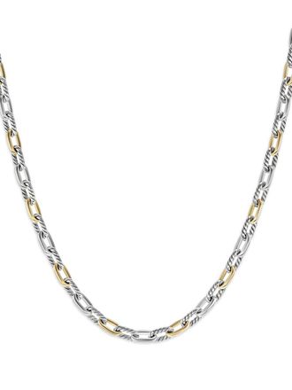 David Yurman Collana a catena DY Madison in oro giallo 18kt e argento sterling (5,5mm)