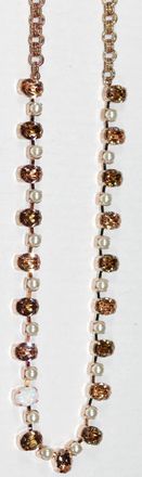 Mariana Womens Cookie Dough Necklace In Gold