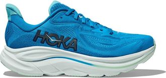 Hoka One One Mens Clifton 10 Running Trainers Shoes - Sky Blue Textile - Size EU 44