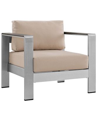 ModWay Dnu Modway Outdoor Shore Outdoor Patio Aluminum Armchair