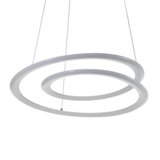 tomasucci SPIRAL chandelier, white