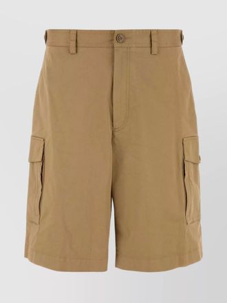 Moncler bermuda shorts with belt loops and pockets
