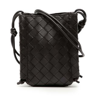 Bottega Veneta Tweedehands Mini Nappa Intrecciato The Knot Schoudertas