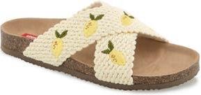 Unionbay Maryam Slide Sandal in Lemon at Nordstrom Rack, Size 6.5