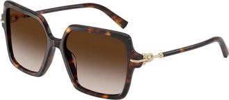Tiffany & Co. Tf 4260U Zonnebril - Dames - Zonnebrillen - Bruin - 57 MM - Accessoires