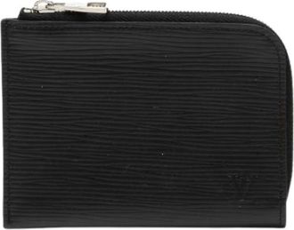 Louis Vuitton Pre-owned Wallets, female, Black, Size: ONE SIZE Pre-owned Coin Pouch