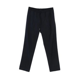 BRIGLIA 1949 Cropped Broeken - Heren - Vrijetijds broeken - Blauw - 2XL - Leer - Broeken