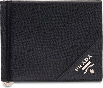 Prada Bi-Fold-Geldb&ouml;rse aus Saffiano-Leder